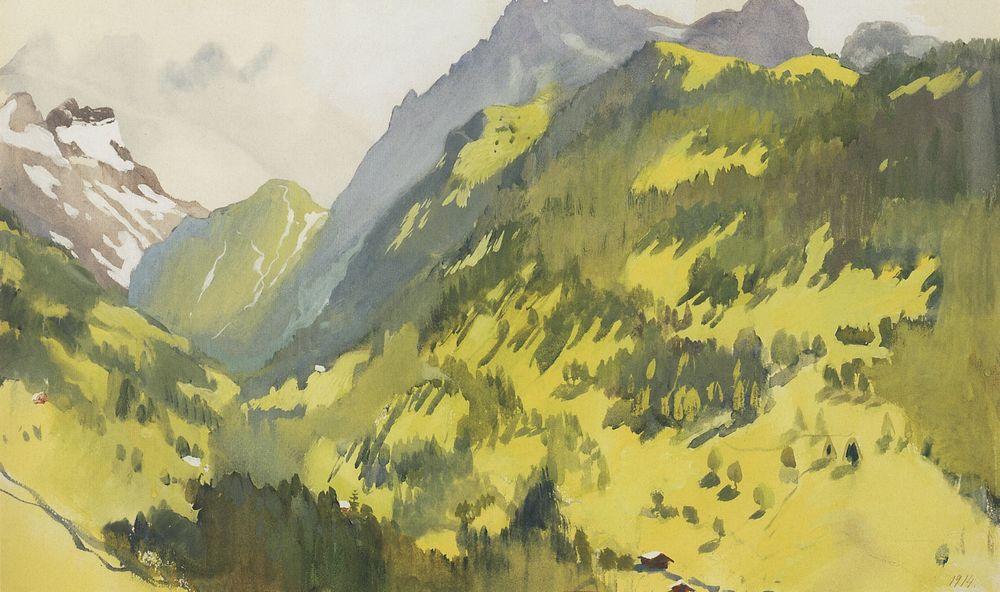 In the mountains. Switzerland