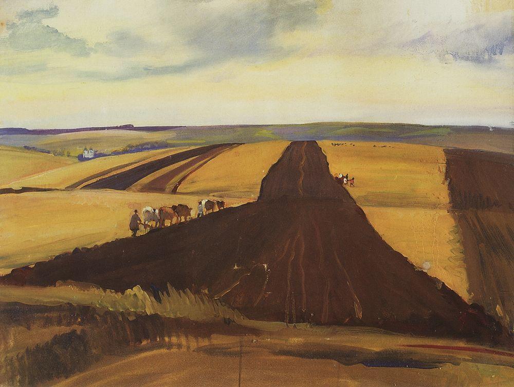 Neskuchnoye. Plowing