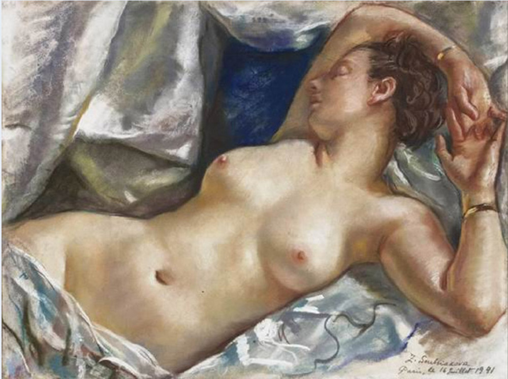 Nude model