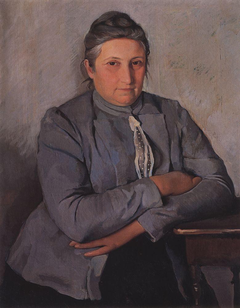 Portrait of N. Lanceray. Mom