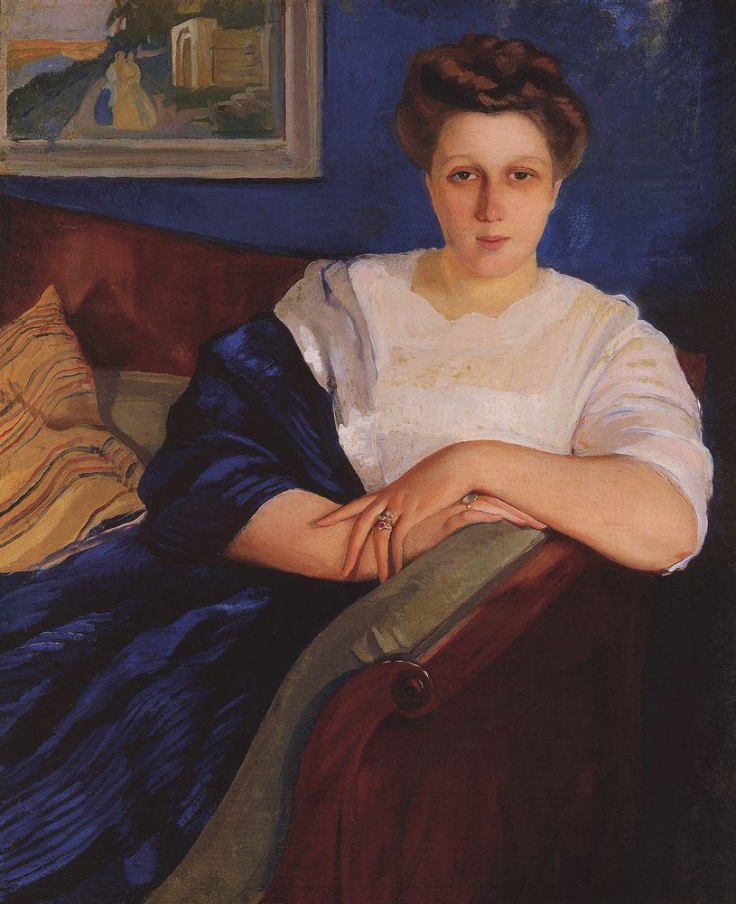 Portrait of the composer's daughter, EF Napravnik