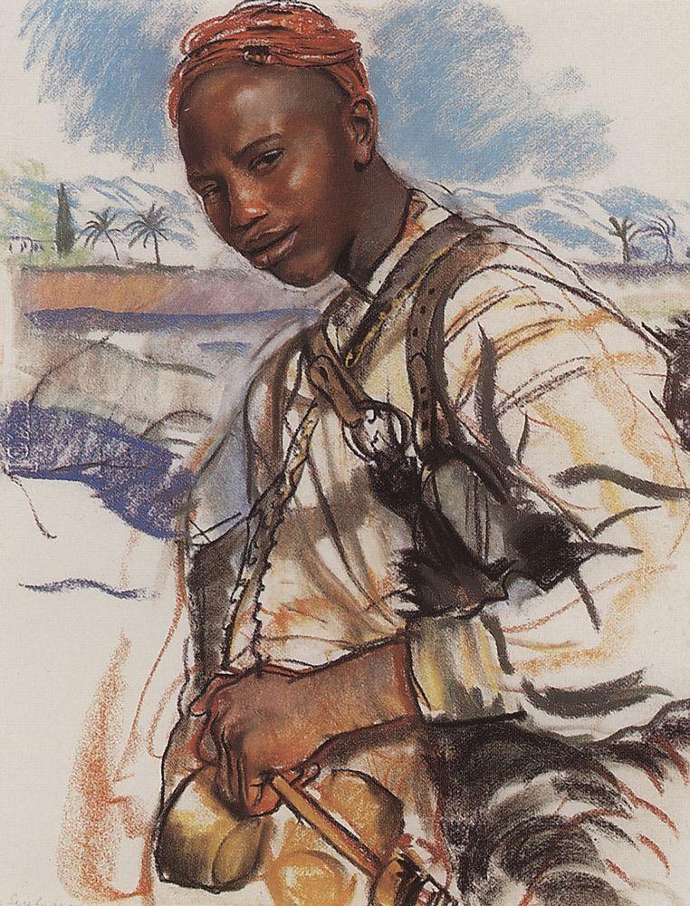 Water carrier. Morocco